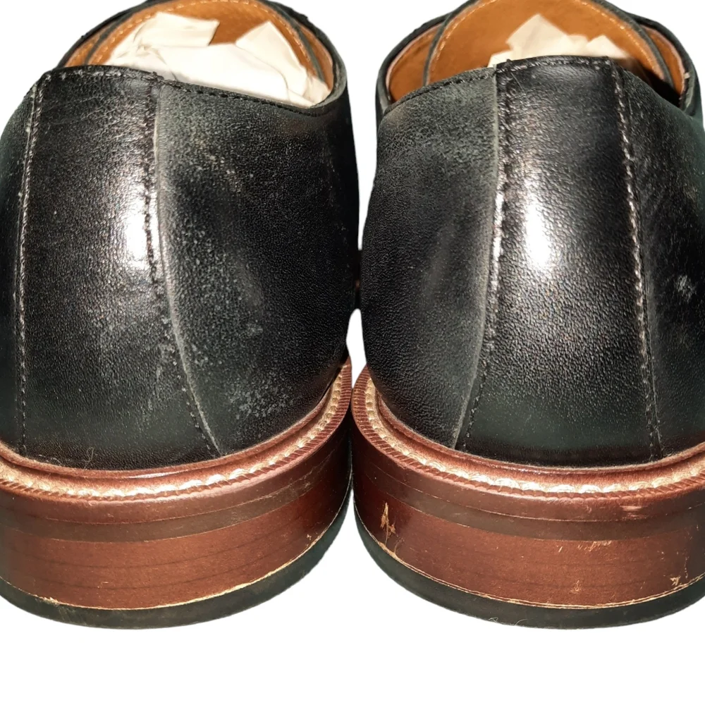 Blake McKay Clark T9 Black Leather Oxford Dress Shoe SZ 10.5